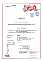 Bedienerausbildung