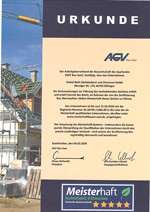 AGV-Urkunde